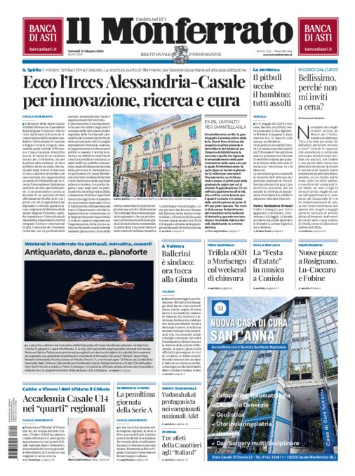 Il Monferrato - Edizione 44 del 12/06/2026